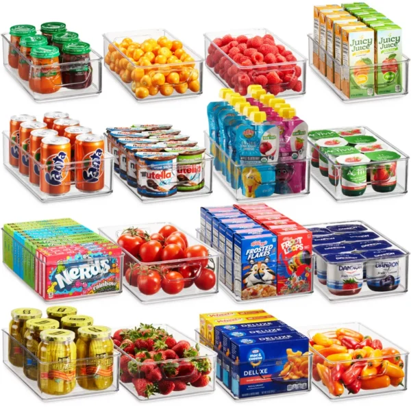 Refrigerator Food Storage Bins 16 set - Image 2