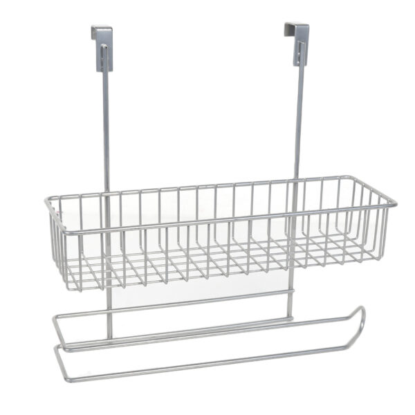 Kitchen Roll Holder With Storage Basket